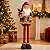 Boneco Papai Noel Com Pernas Extensíveis 75cm e 110cm Decoração Natalina - Imagem 3