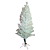 Árvore De Natal Branca 90cm Fibra Óptica 26 Leds Azuis Bivolt Super Saldão! - Imagem 1