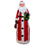 Enfeite Natalino Boneco Papai Noel Com Guirlanda 23,8cm - Imagem 1
