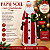 Enfeite Natalino Boneco Papai Noel Com Guirlanda 23,8cm - Imagem 2