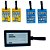 Kit Com 4 Tags Identificador De Bagagem Emborrachadas 10,5x7cm - Imagem 1