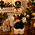 Boneco Urso Com Cartola e Corneta 42x19x17cm Enfeite Natalino - Imagem 2