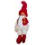 Boneca Winter Decoração Natalina Para Bancada Pernas Moles 51x16x16cm - Imagem 1