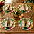 Jogo com 4 Sousplats Tropicais Flores e Folhas Tuut - Imagem 3
