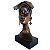 Escultura Decorativa Busto Africana Resina 34x17cm Saldão - Imagem 2