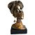 Estatueta Busto Africana Decorativa Resina 34x17cm - Imagem 1