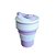 Jogo 2 Copos Retráteis Silicone com Tampa 350ml Portátil - Imagem 4
