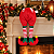Enfeite Pernas e Tronco Modelo Mamãe Noel ou Duende 52x27cm Decoração Natalina - Imagem 7
