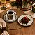 Aparelho de Jantar e Café Com 30 Peças Estampa Natalina Pinhas Berries Melamina - Imagem 5