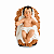Enfeite Natalino de Resina Menino Jesus na Manjedoura 10x7,5x8cm - Imagem 1