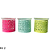 Kit Lanternas Marroquinas 3 Peças 6x6cm Vidro / Inox Colorido Saldão - Imagem 3