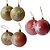 Kit com 12 Bolas 8cm Para Árvore de Natal 2 Modelos Orvalhadas - Imagem 1
