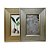 Porta Retrato Points 10x15cm Dourado / Prata NewWay - Imagem 1