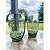 Vaso Face Vidro Fumê Espesso 33,5x16x16cm Master Decor - Imagem 3