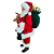Papai Noel Carteiro Decoração de Natal Linha Premium 13x15,5x27cm - Imagem 3
