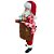 Papai Noel Artesão Decoração de Natal Linha Premium 13,5x9x27cm - Imagem 3