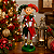 Boneco Elfo Bobo da Corte Decoração Natalina 45x14x14cm - Imagem 4