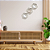 Kit Decorativo Relógio de Parede com 2 Espelhos 3 Peças. - Imagem 3