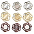 Kit Decorativo Relógio de Parede com 2 Espelhos 3 Peças. - Imagem 1