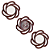 Kit Decorativo Relógio de Parede com 2 Espelhos 3 Peças. - Imagem 6