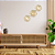 Kit Decorativo Relógio de Parede com 2 Espelhos 3 Peças. - Imagem 5