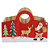 Caixa / Cesta Multiuso Natal Papai Noel Rena Madeira 18x8x13cm - Imagem 1