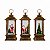 Decoração Natalina Luminária Com Led e Água 12x2,5cm - Imagem 1