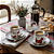Jogo Para Café com Bule e Açucareiro 14 Peças Porcelana Estampa Dogs - Imagem 5