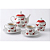 Jogo Para Café com Bule e Açucareiro 14 Peças Porcelana Estampa Dogs - Imagem 2