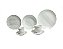 Aparelho Jantar 42 Peças Porcelana Branco e Prata - L'Hermitage - Imagem 2
