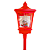 Poste Natalino Musical com Luz e Movimento 185cm Enfeite Bivolt - Imagem 3