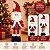 Boneco Papai Noel Com Pernas Extensíveis 47cm e 65cm Enfeite Natalino - Imagem 4