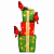 Caixas de Presentes Com Luzes e Pássaros 127V Enfeite de Natal 52x17x14cm - Imagem 1