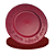 Jogo com 4 Sousplats Vermelho Ø33cm Azevinho 3D. - Imagem 2