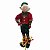 Boneco Menino Elfo 45cm Pés e Mãos Articuláveis Decoração Natalina Porcelana - Imagem 1