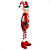 Boneco Elfo Bobo da Corte com Pernas Extensíveis Enfeite de Natal 57 / 70cm - Imagem 3