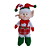 Boneco Decorativo Elfo Natalino 35cm Em Pé Vermelho e Branco. - Imagem 1