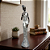 Escultura Mulher Africana 86cm Resina Importada Cabelo em Metal - Imagem 3