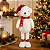 Boneco Urso Karibu Com Pernas Extensíveis 40cm e 75cm Decoração Natalina - Imagem 4