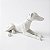 Escultura Cão Galgo Inglês Resina com Laca Branca Cristais Na Coleira Saldão - Imagem 1