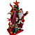Papai Noel Com Luz, Som e Movimentos Árvore de Natal Com Duendes na Escada 90cm. - Imagem 2