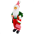 Boneco Papai Noel em Pé 45cm com Saco de Presente e Bota Natalina - Imagem 2