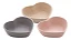 Jogo com 12 Mini Bowls Modelo Coração 8x7x2,5cm Fibra de Bambu e PP (Produto Sintético) - Imagem 1