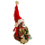 Enfeite Natalino Urso Sentado Decorativo de Sisal 45cm - Imagem 2