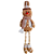 Boneco Gingerbread Sentado 42cm Decoração Natalina - Imagem 1