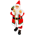 Boneco Papai Noel 65cm com Saco de Presentes e Relógio Vermelho/Branco - Imagem 2
