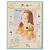 Porta Retrato Infantil para Fotos 10x15cm Vertical Moldura Metal Color e Vidro Decorativo - Imagem 4