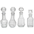 Kit Com 4 Minis Licoreiras Modelos Diferentes 120ml e 110ml Vidro. - Imagem 1