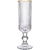 Jogo com 6 Taças Para Champanhe 160ml Linha Cameratta Cristal com Borda Fio Dourado L'Hermitage - Imagem 2