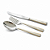Faqueiro Clássico Moderno 101 Peças Aço Inox 18/10 3,5mm com Friso Ouro 24K Fracalanza - Imagem 2